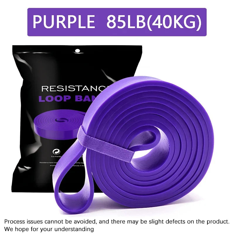 Heavy Duty Resistance Band Set Latex Elastic Bands for Pilates Workout Fitness Pull up Assist Training Body Shape Exercise