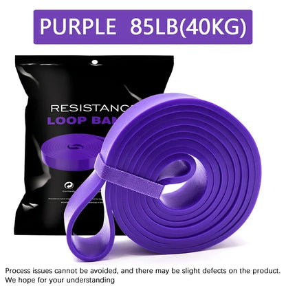 Heavy Duty Resistance Band Set Latex Elastic Bands for Pilates Workout Fitness Pull up Assist Training Body Shape Exercise
